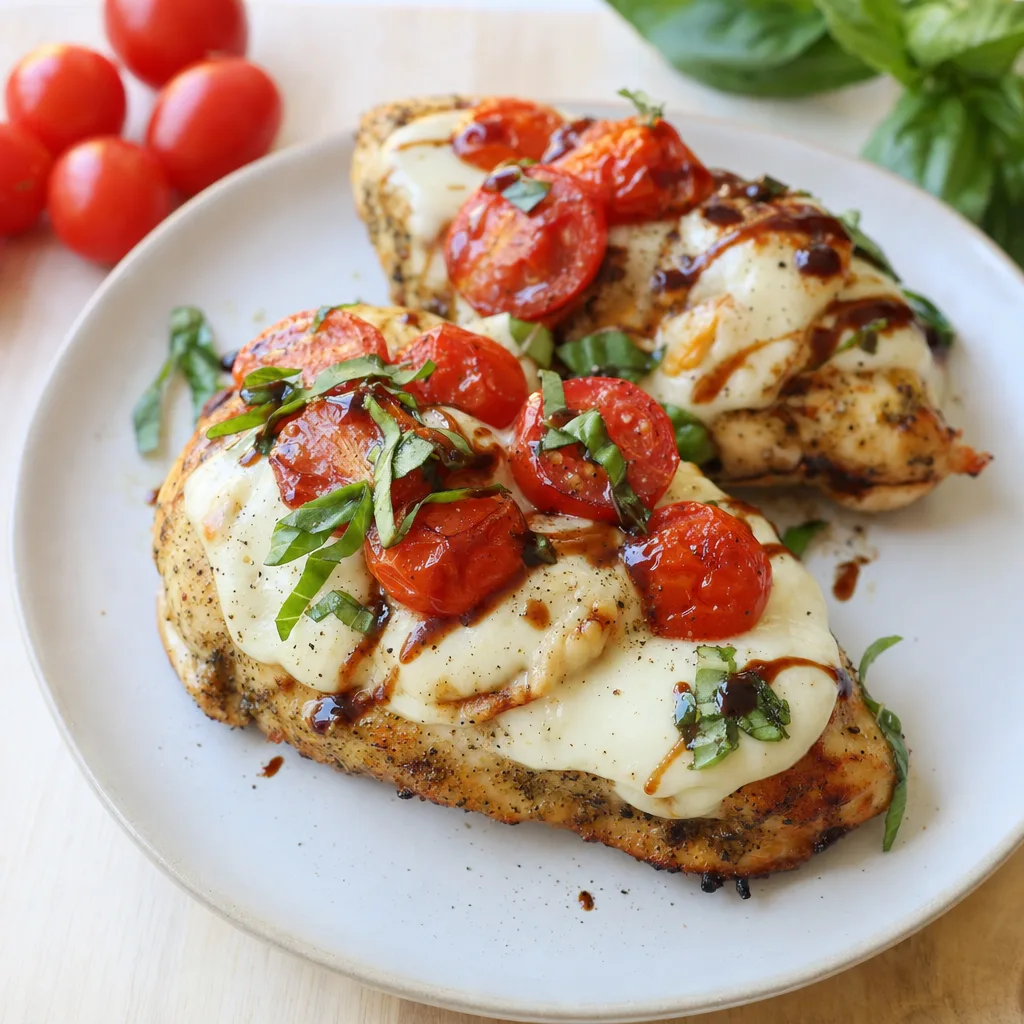 Air Fryer Caprese Chicken