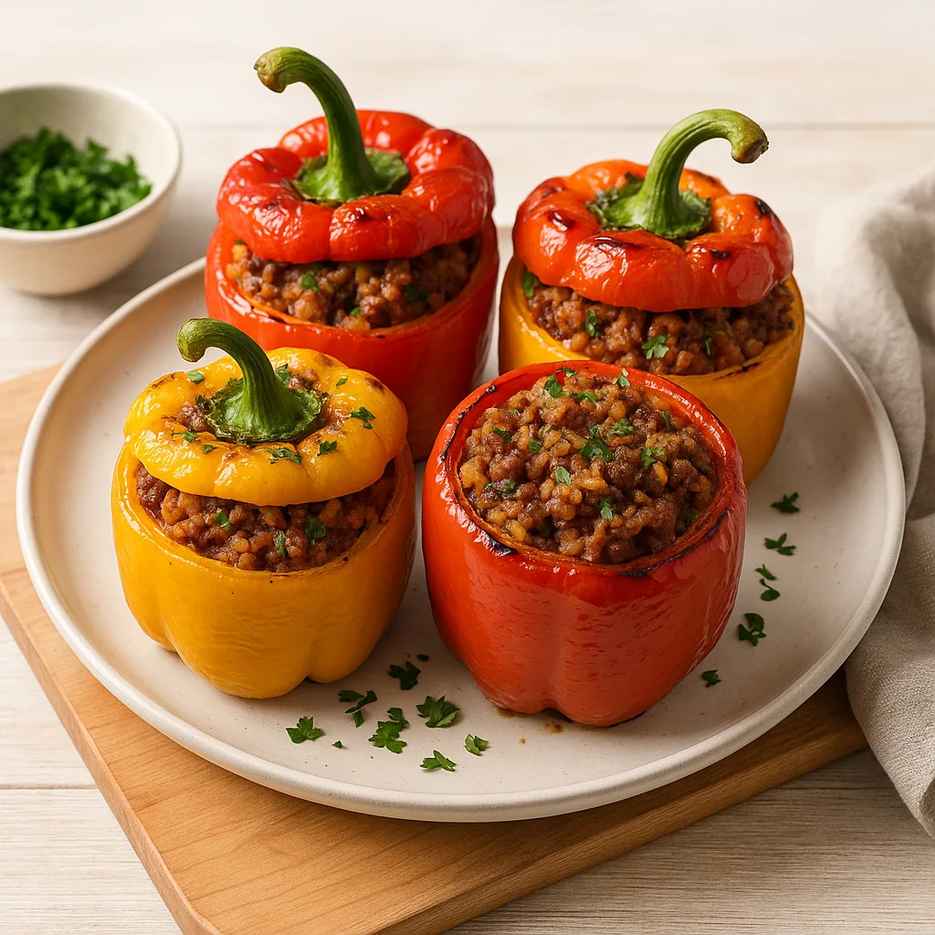 Air Fryer Stuffed Peppers