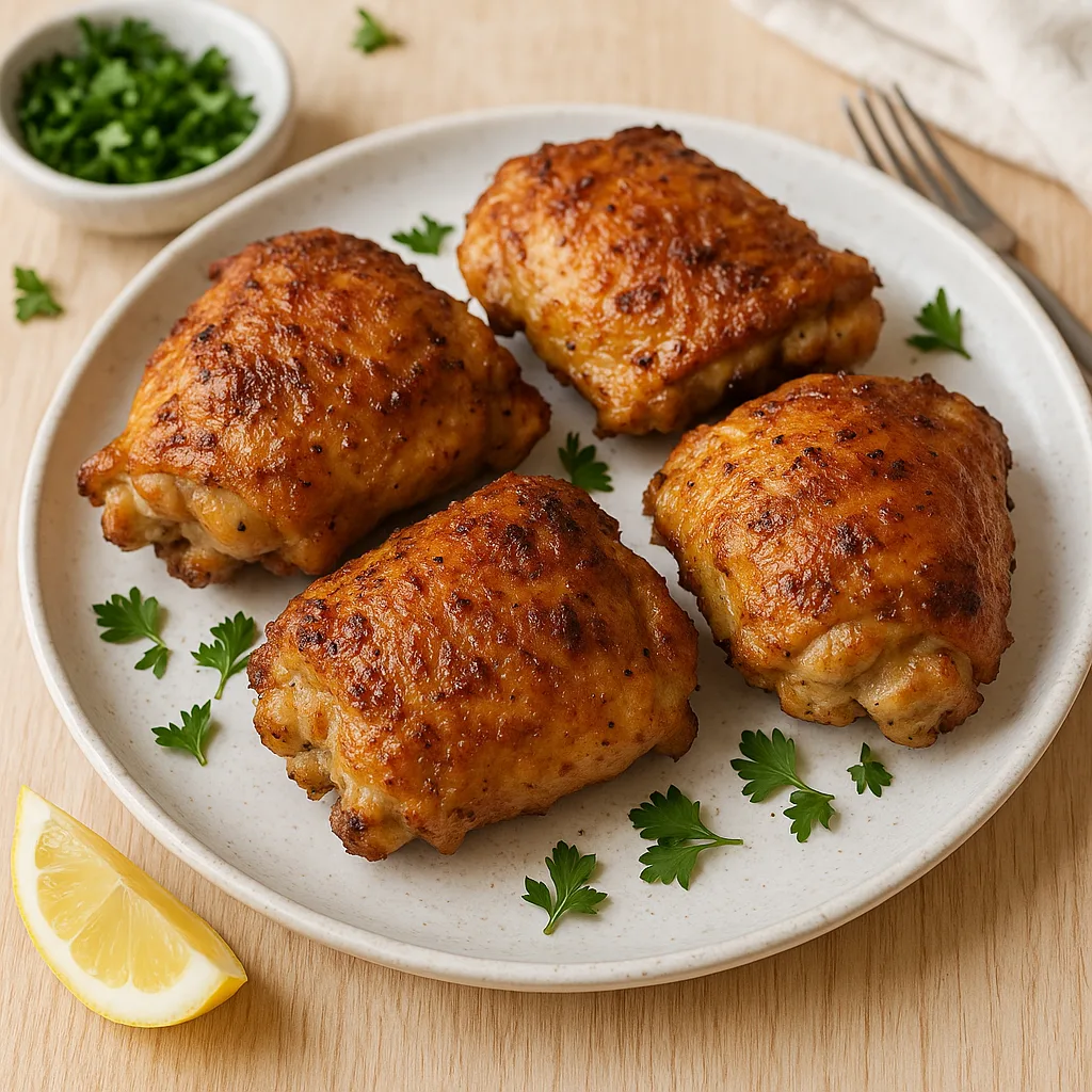 Crispy Air Fryer Chicken Thighs