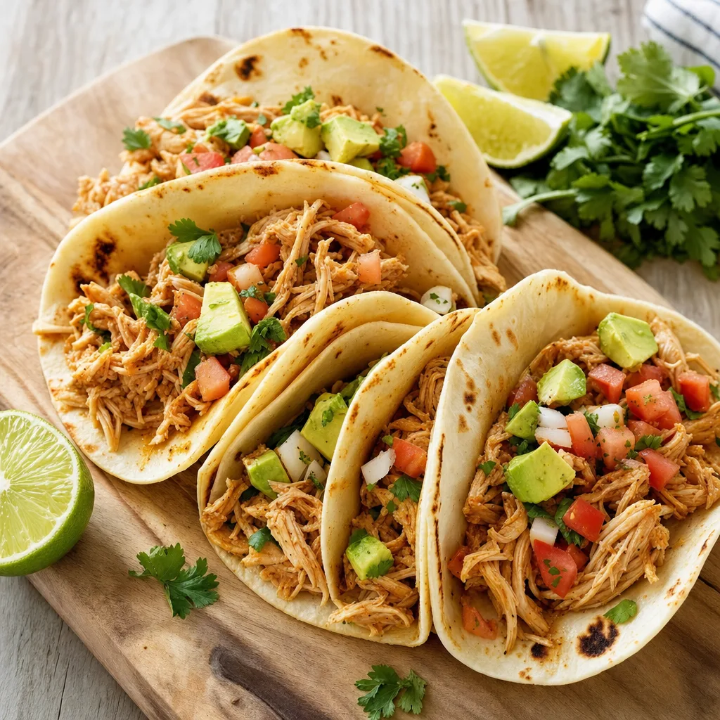 Slow Cooker Chicken Tacos